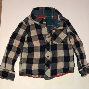 Bit'Z Kids Reversible Flannel Shirt